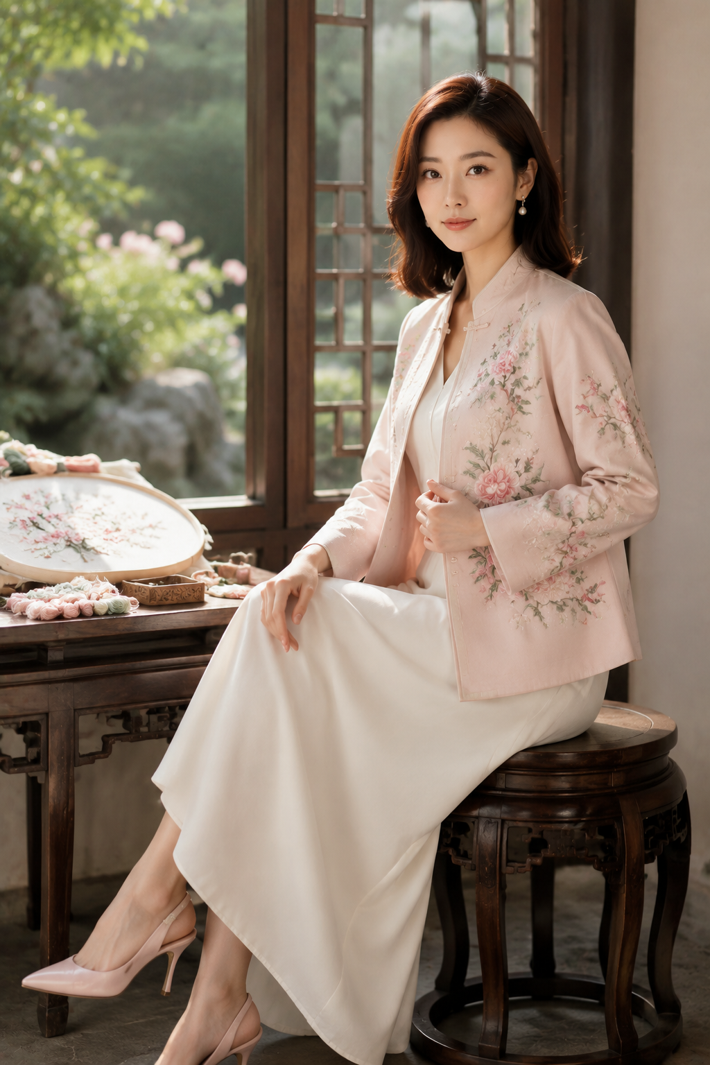 苏绣花园主题样片 5