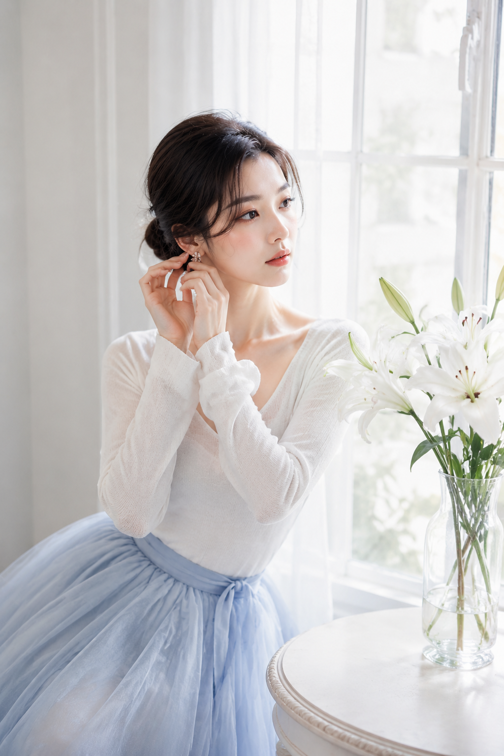 百合窗边主题样片 7
