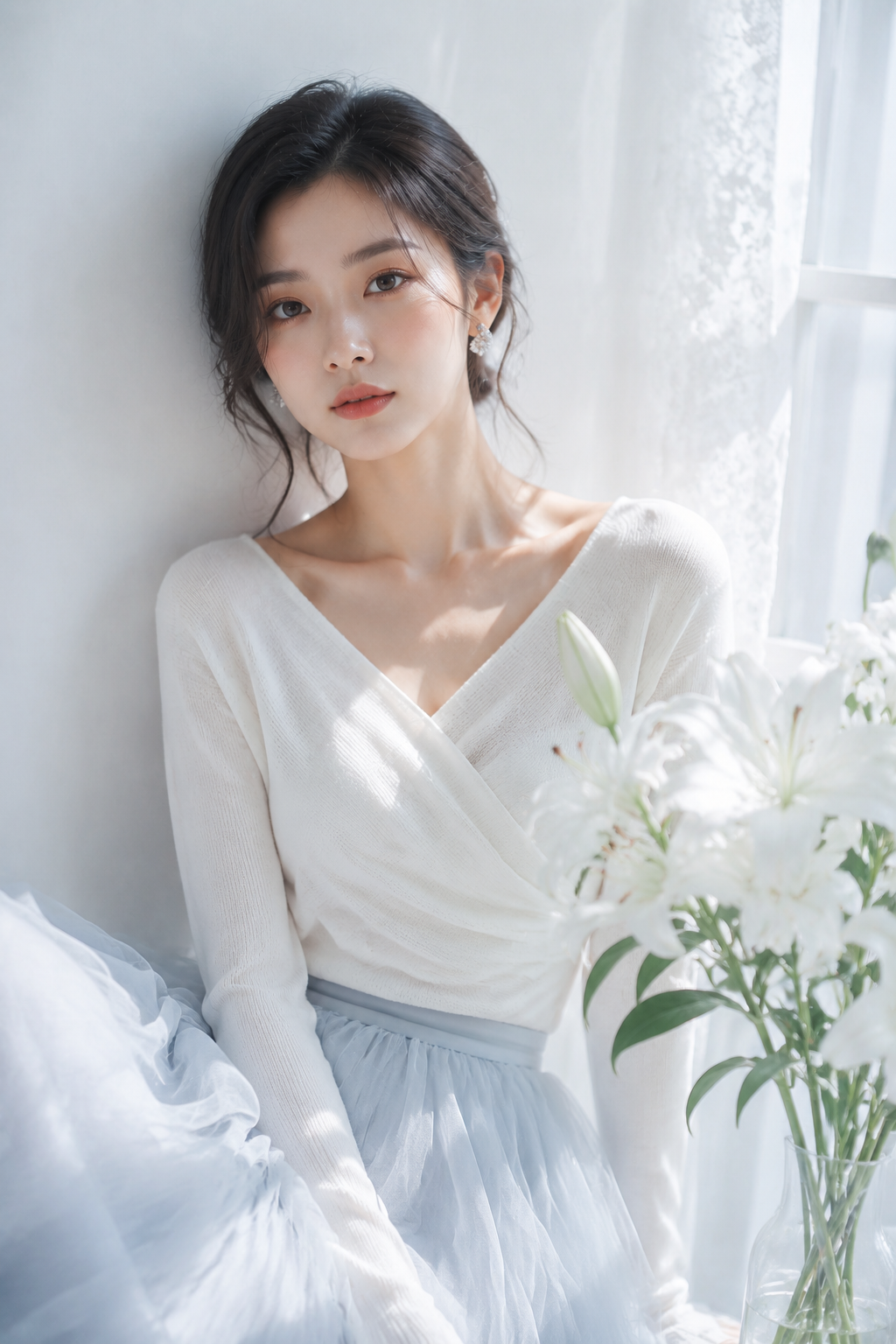 百合窗边主题样片 8