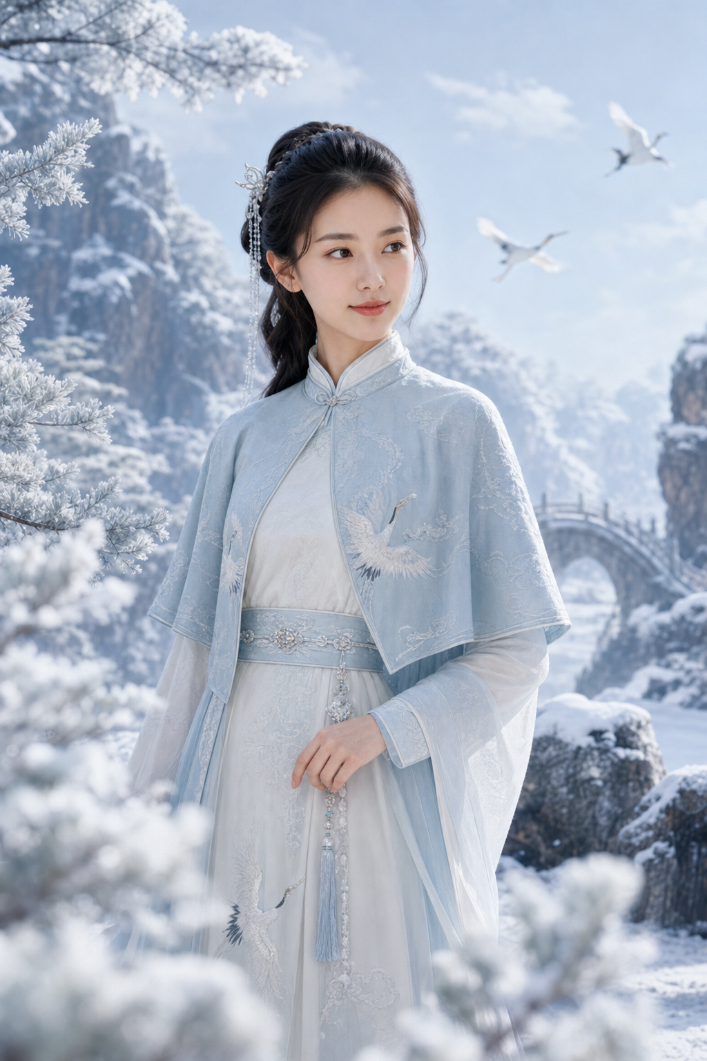雪岭鹤洲主题样片 2