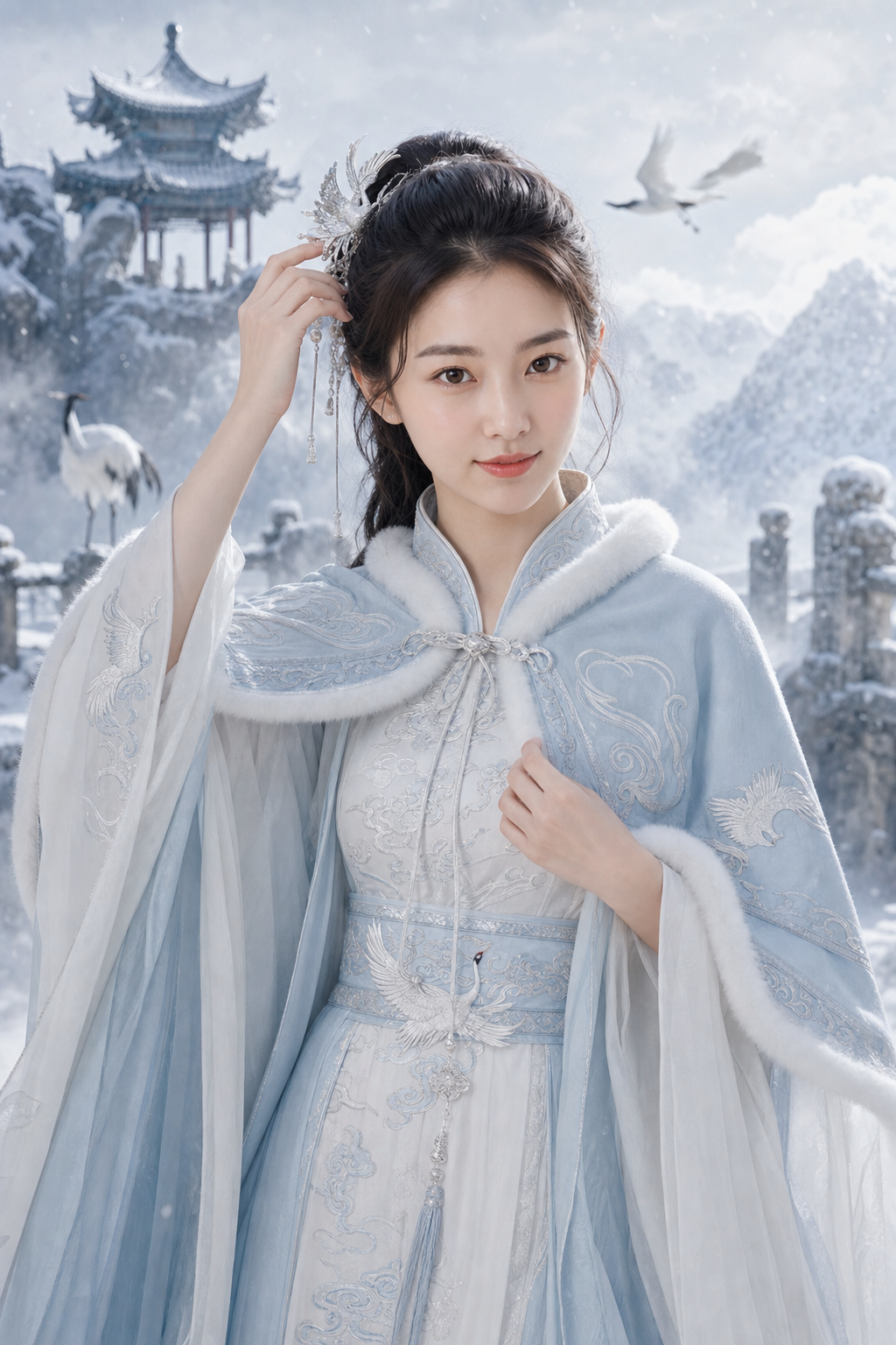 雪岭鹤洲主题样片 3