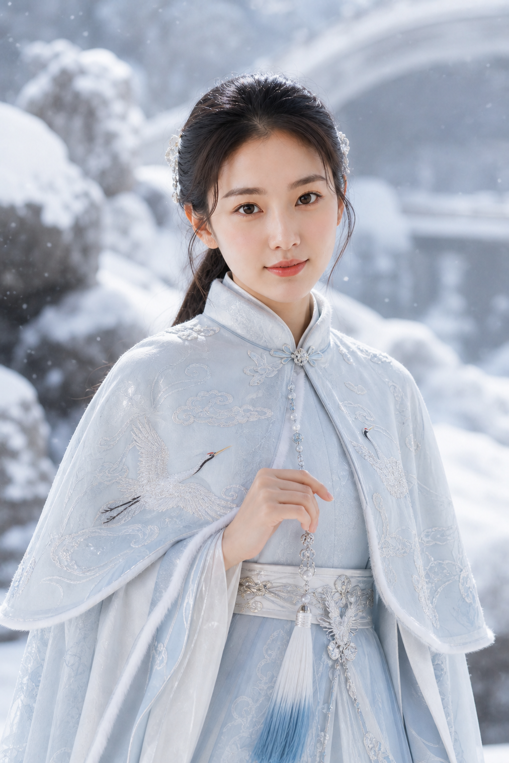 雪岭鹤洲主题样片 6