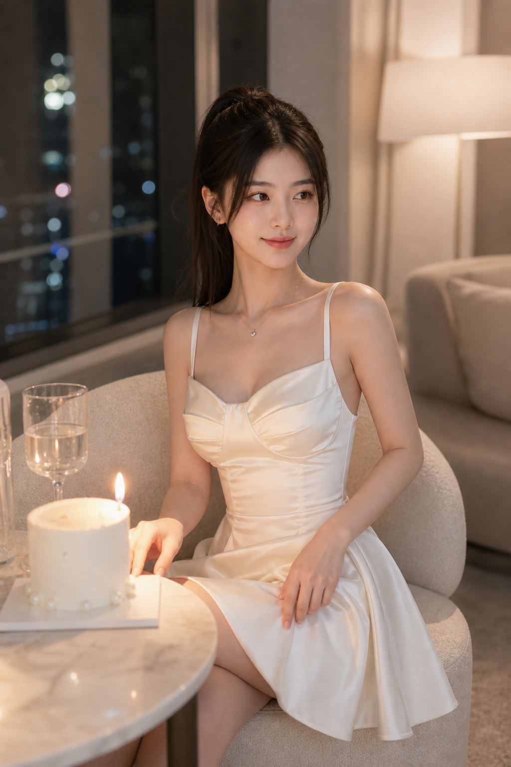 珍珠白套房生日主题样片