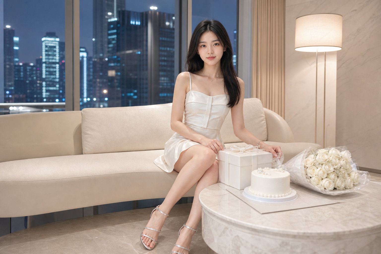 珍珠白套房生日主题样片 4