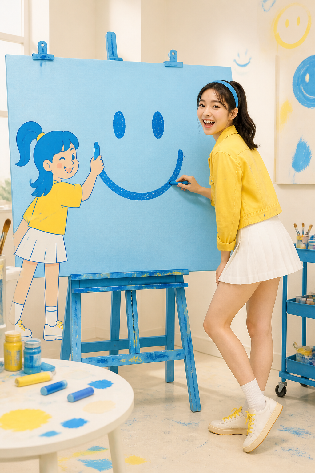 一起画个大笑脸主题样片 6