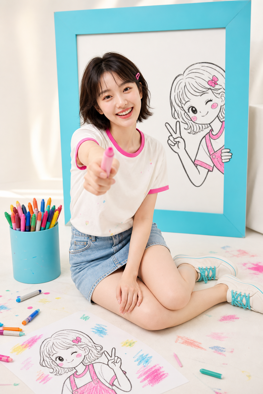 彩笔自拍日主题样片 7