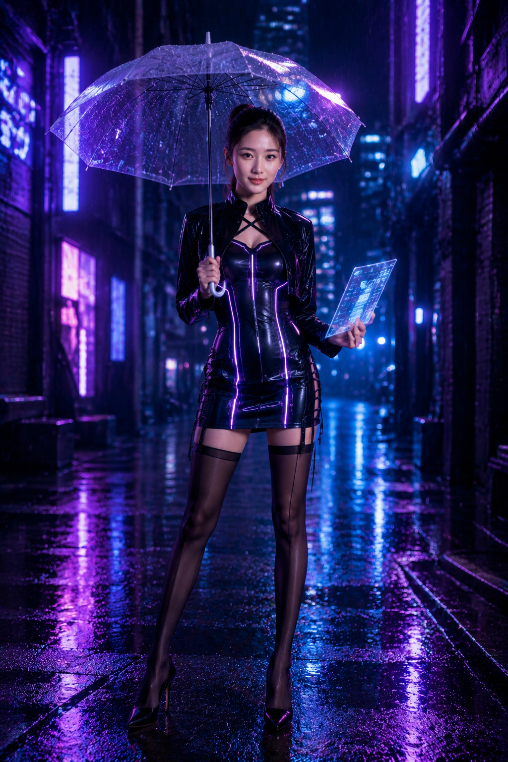 霓虹雨城主题样片 6