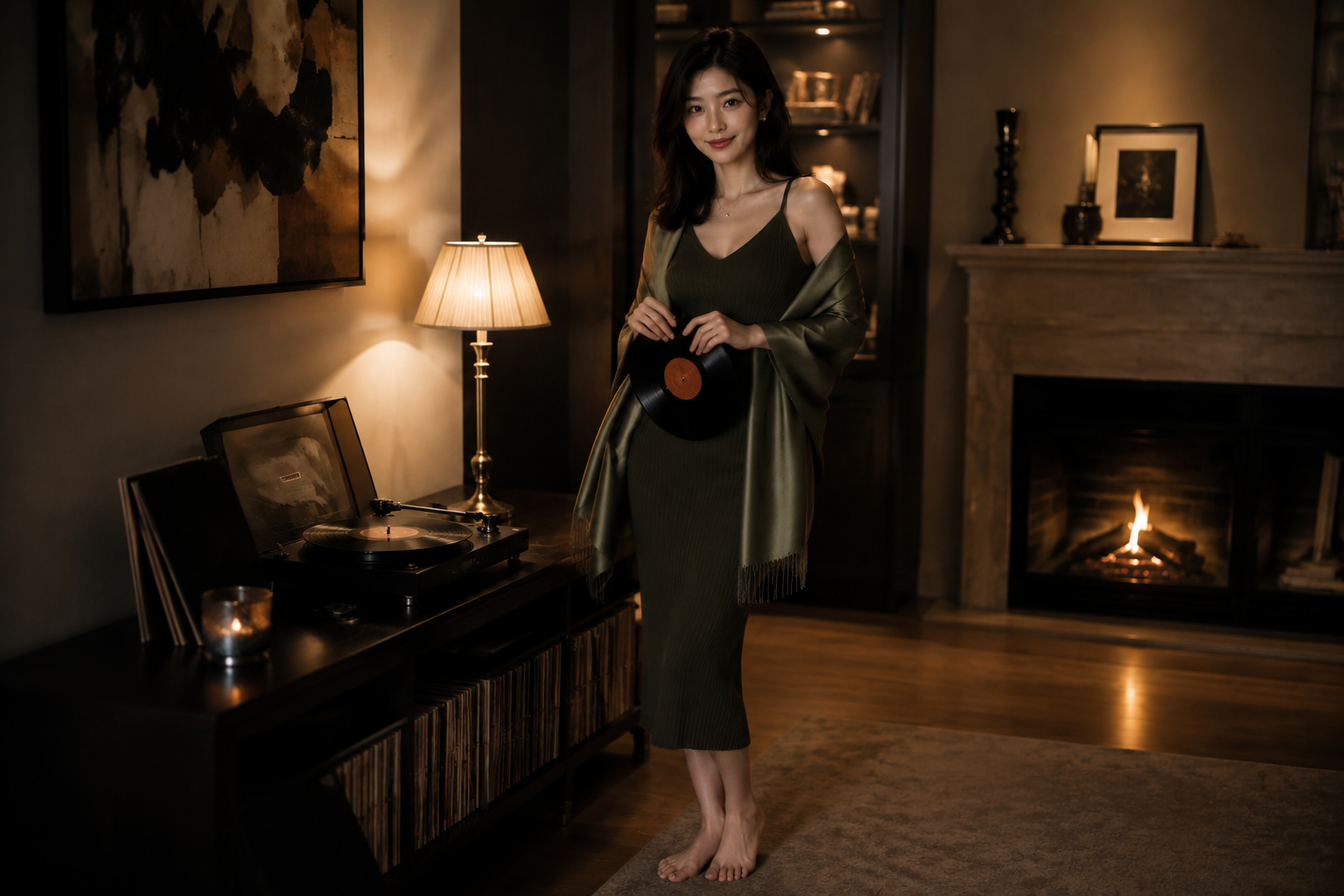 黑胶静夜客厅主题样片 8