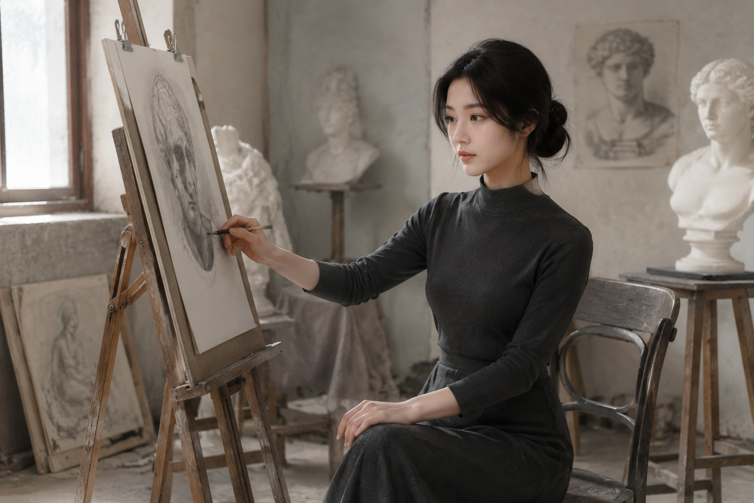 学院素描主题样片 2