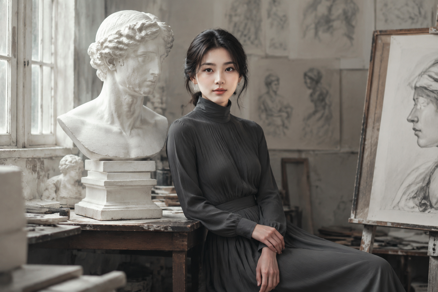 学院素描主题样片 3