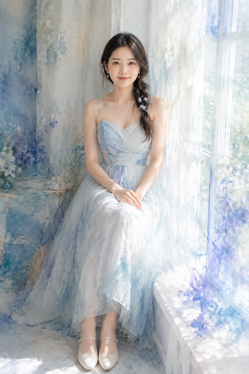 水彩窗边主题样片 2