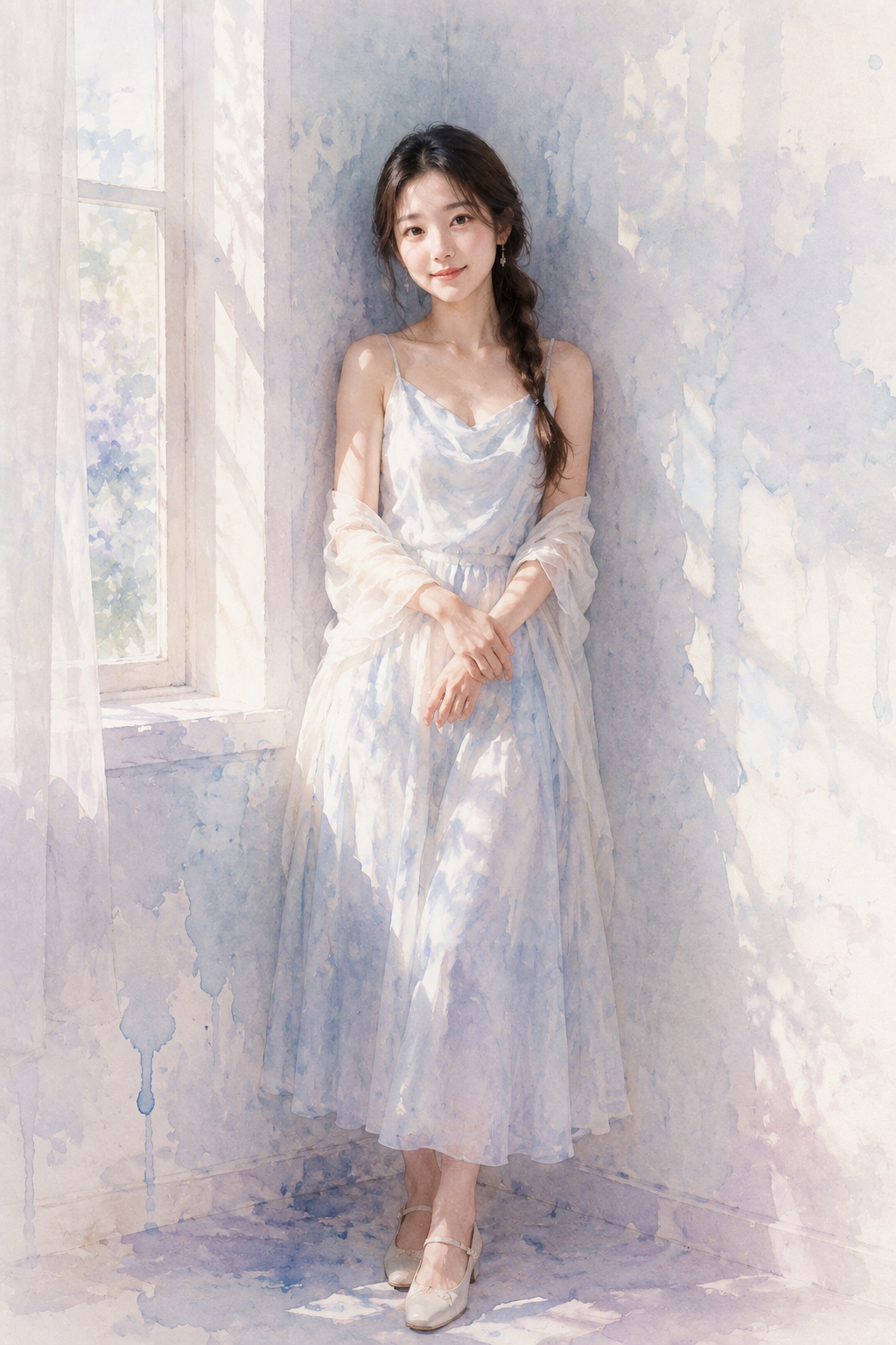 水彩窗边主题样片 7