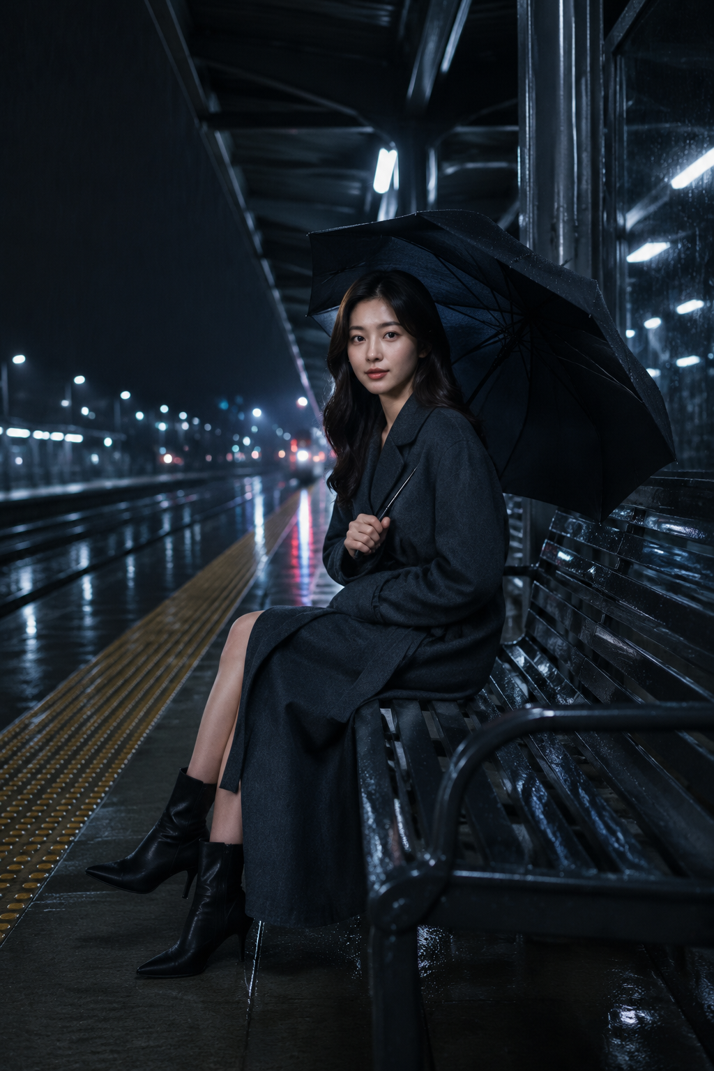 雨夜站台主题样片 4