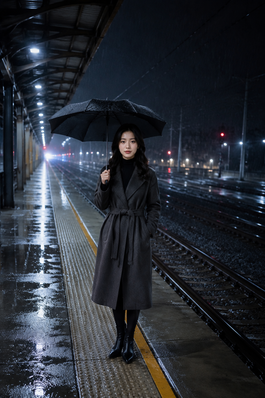 雨夜站台主题样片 1