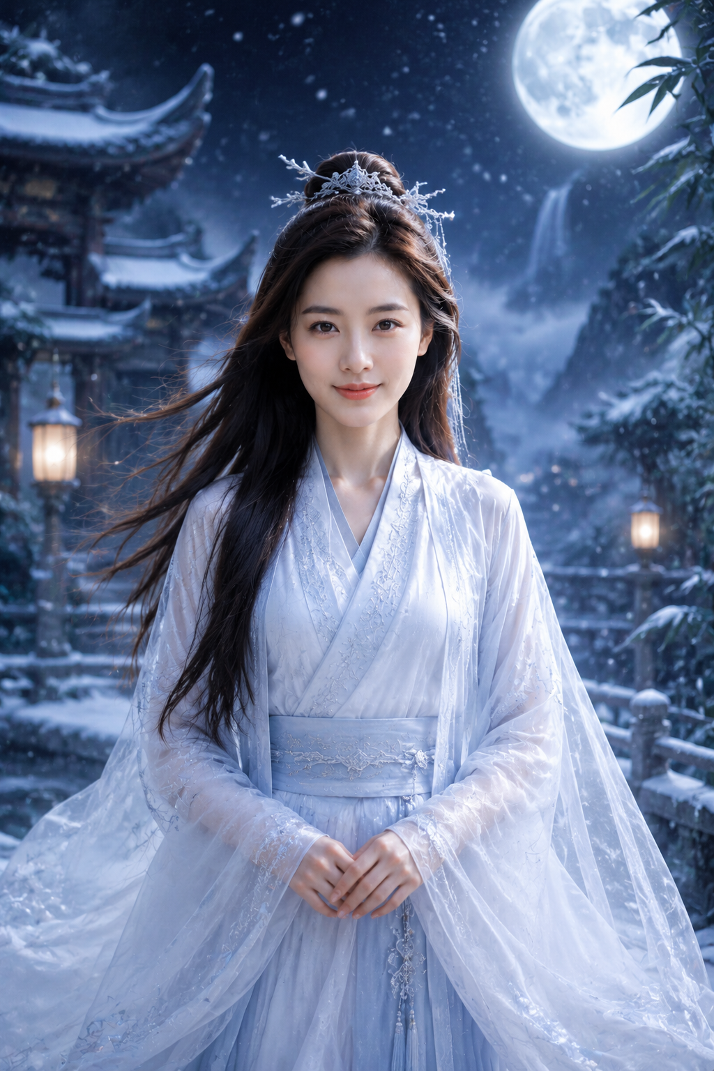 月下听雪主题样片 2