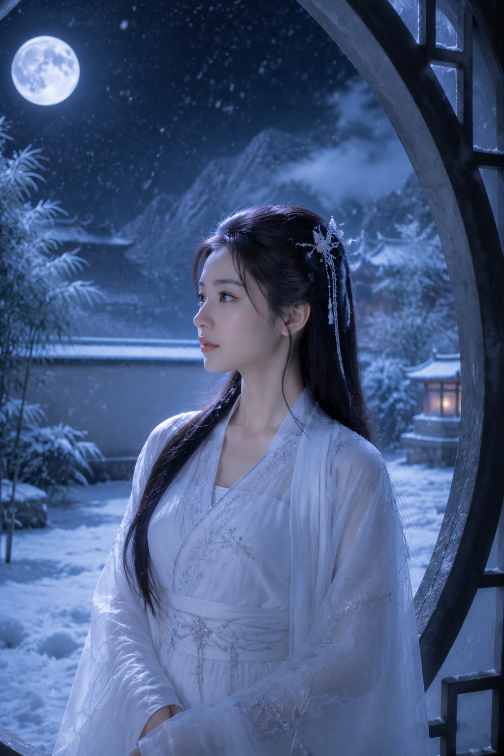 月下听雪主题样片 3