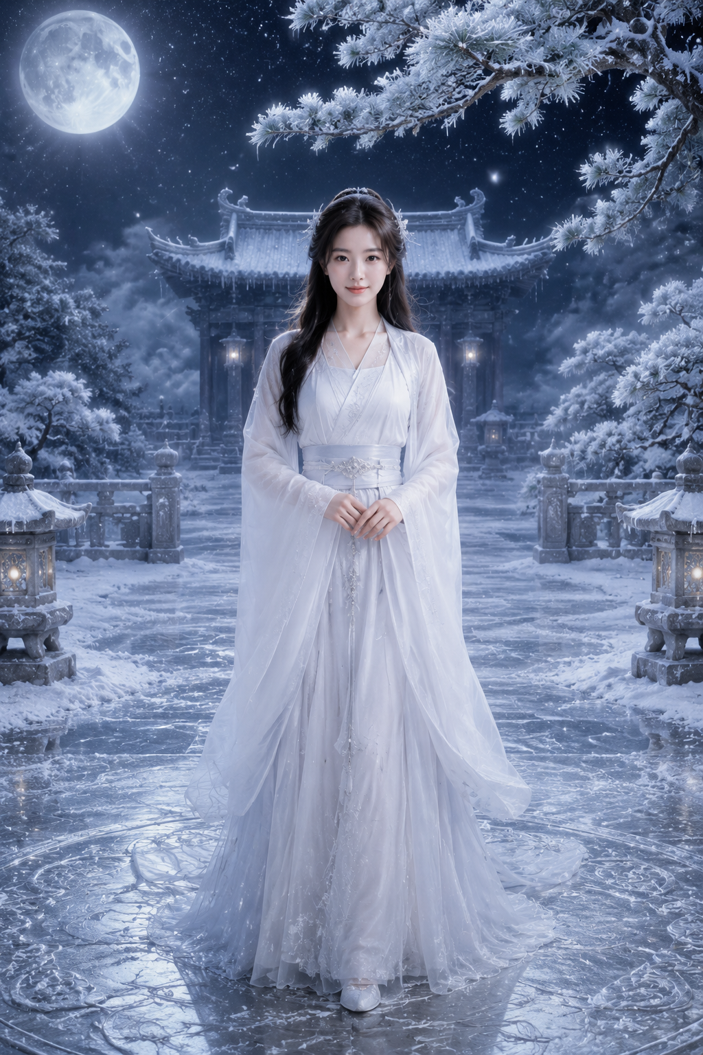 月下听雪主题样片 8